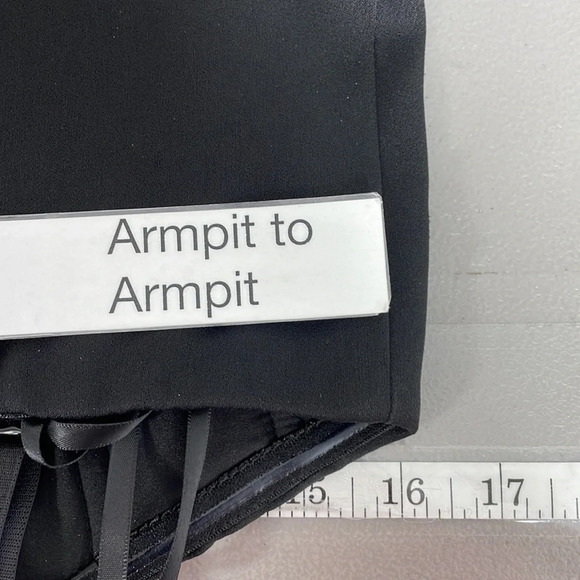 BCBGMAXAZRIA Dress Sleeveless Strapless Nahara Black Size 4 - Picture 13 of 16